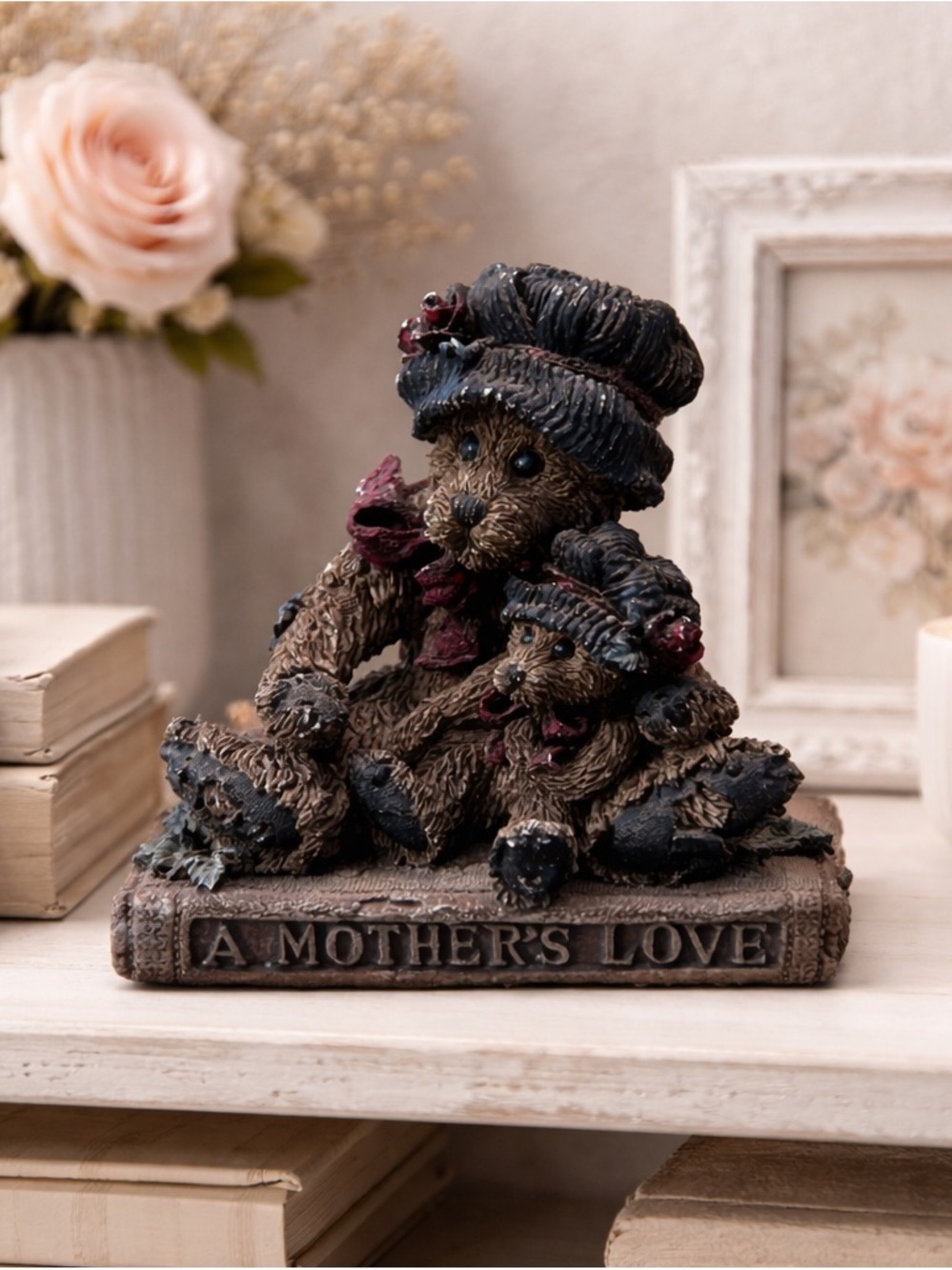 Vintage 1990’s Boyd’s Bear Figurine “A Mother's Love”
